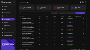 Email Campaigns Dashboard