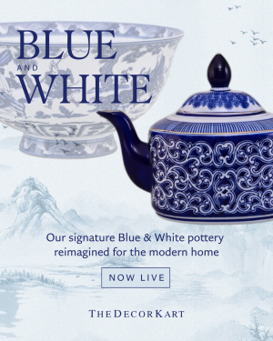 Blue and White Kettles