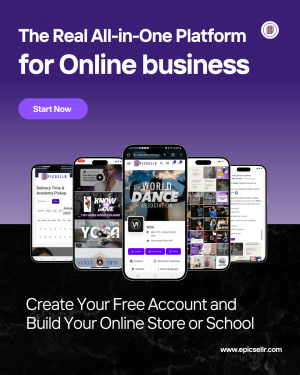 Start an online business today—Epicsellr lets you build an online store and keep 100% of your sale