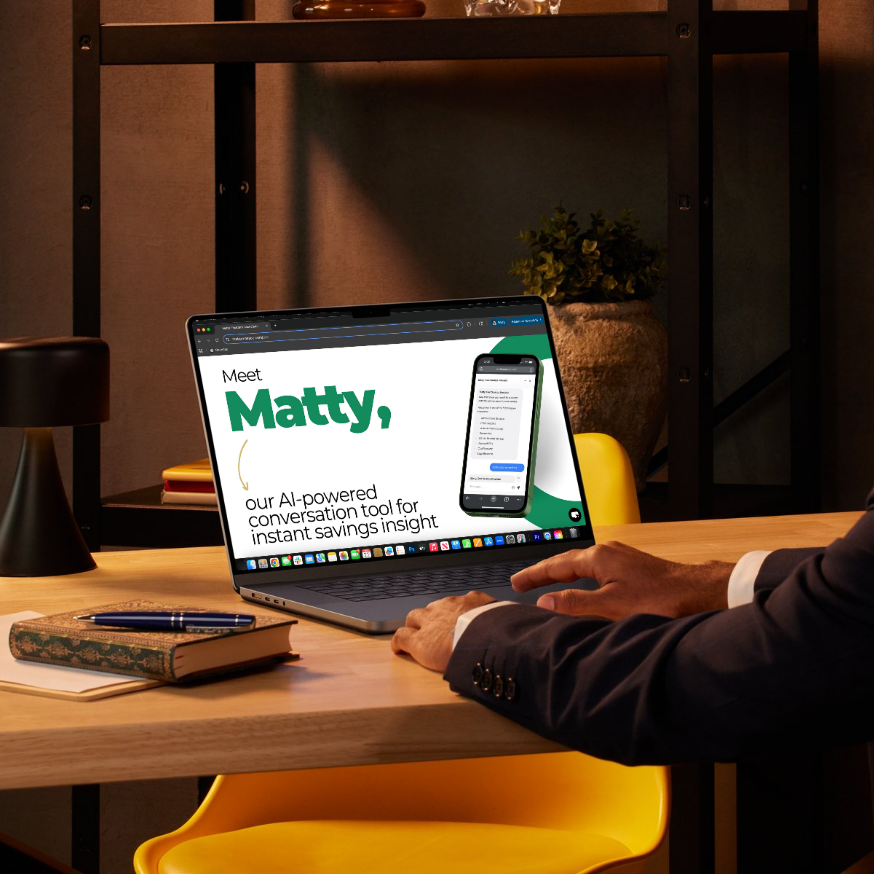 Explore Matty on your laptop for a full databacked view of potential law firm savings in seconds