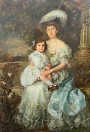 Mrs. Benjamin Guggenheim and Child