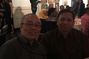 Danny with Director for Public & Commercial Housing, Mr Yusuf Hariagung