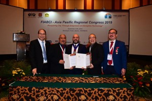 Signing MOU with President, Mr Soemawinata, FIABCI Indonesia, with Mr Moussa, President, FIABCI Worldwide