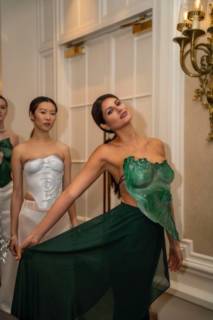 Aria Walton Walks for MAYKL at London Fashion Week