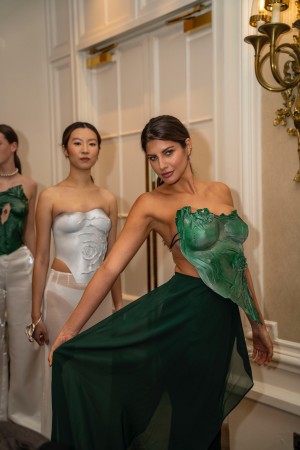 Aria Walton Walks for MAYKL at London Fashion Week