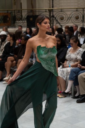 Aria Walton Walks for MAYKL at London Fashion Week