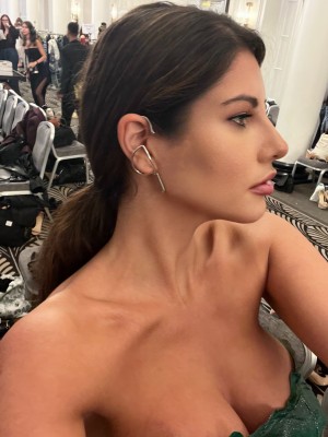 Aria Walton Walks for MAYKL at London Fashion Week