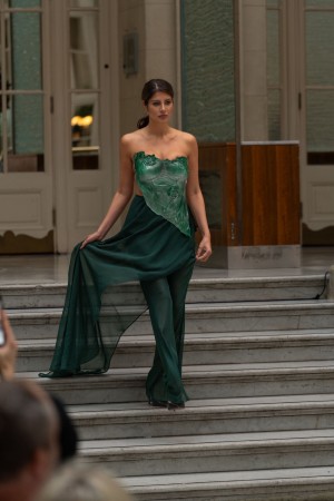 Aria Walton Walks for MAYKL at London Fashion Week