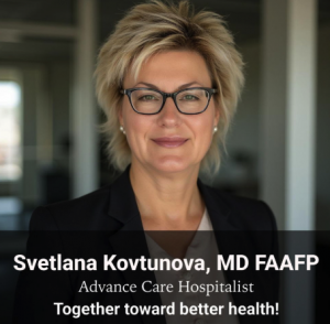 Dr. Svetlana V. Kovtunova, MD, FAAFP, Joins the Ranks of Top Family Medicine Physicians