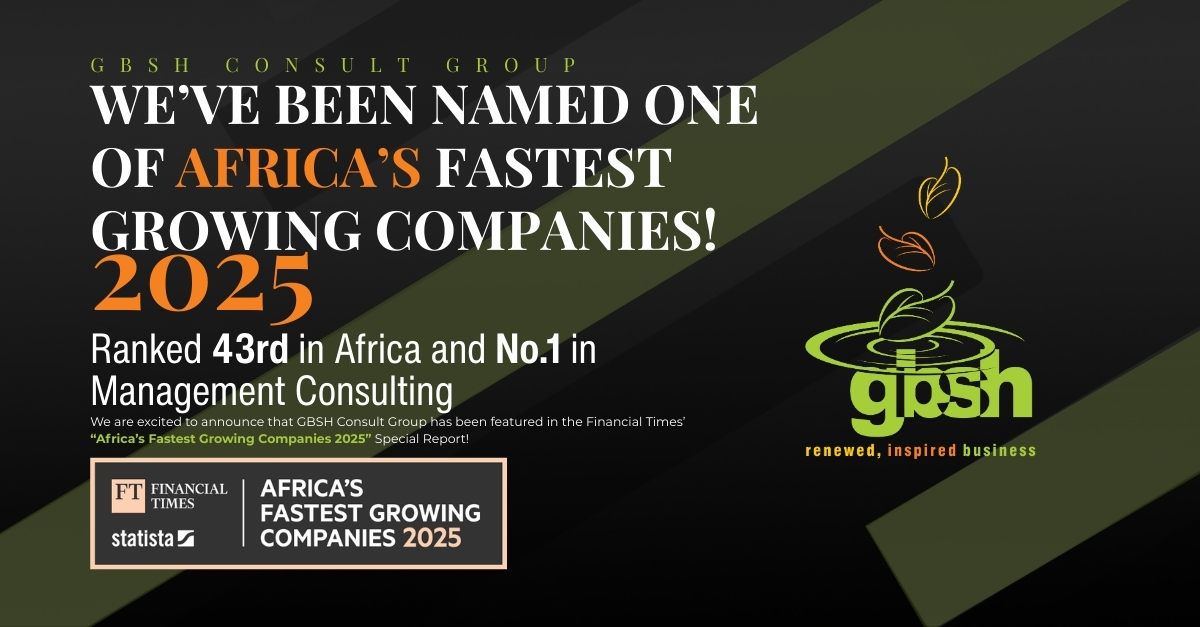 GBSH Consult Group Named Among Africa’s Fastest-Growing Companies 2025 by Financial Times