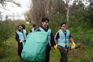 Melbourne helped plant 200+ trees at Orion Estate, Sunshine.