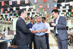 Visit of Selangor Chief Minister Dato