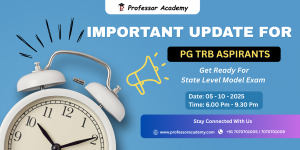 PG TRB State Level Model Exam 1