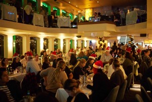 Groups celebrating Xmas on Showboat