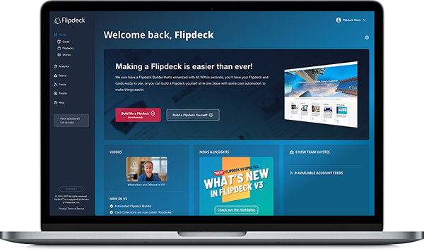 Flipdeck® Announces V3, Including an AI-Enhanced Flipdeck Builder and New Simplicity-Driven Capabilities