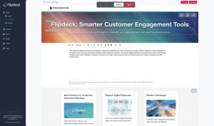 Just add your links and the AI-enhanced Flipdeck Builder does all the work for you. 