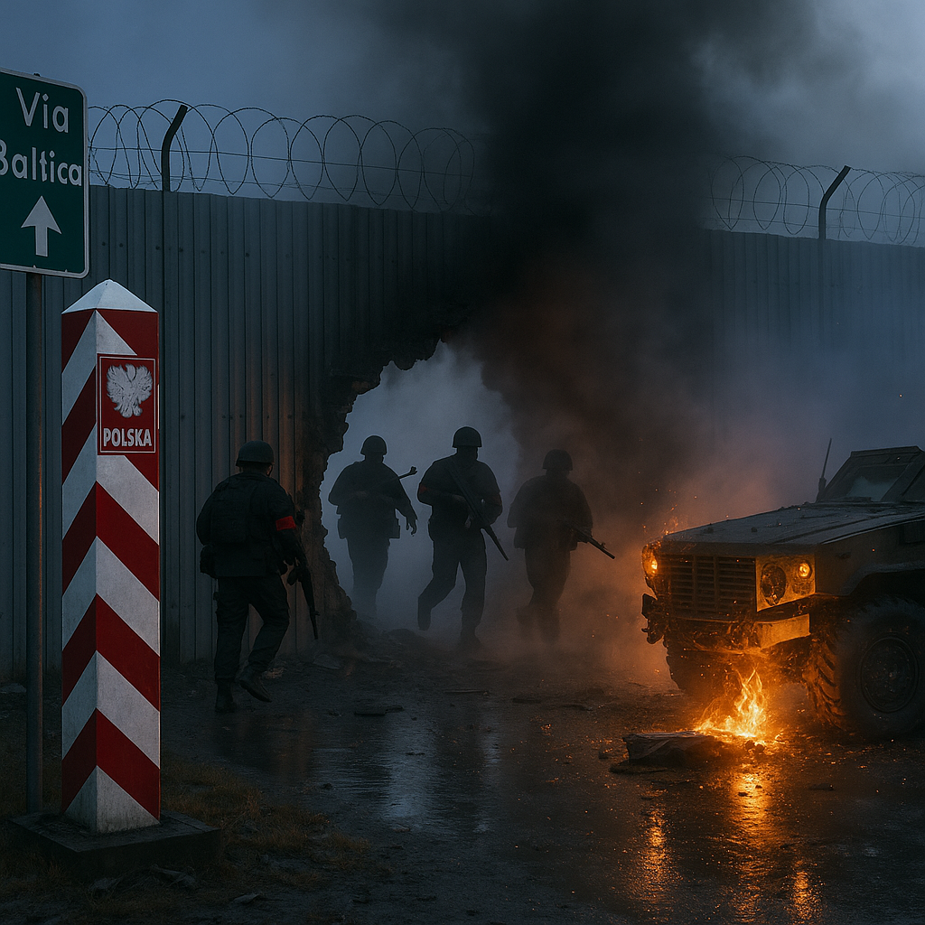RussianEuropean War 2027 Suwalki Gap
