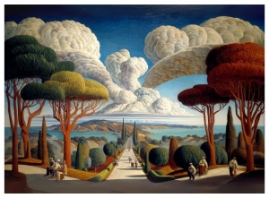 Jungle-Easton Cain Oil Paining