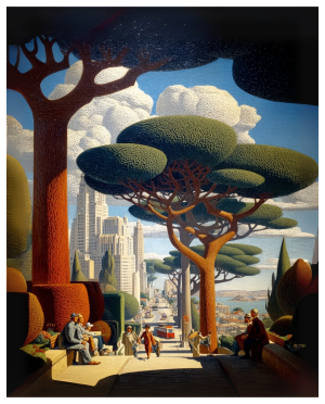 Stroll-Easton Cain Oil Paining