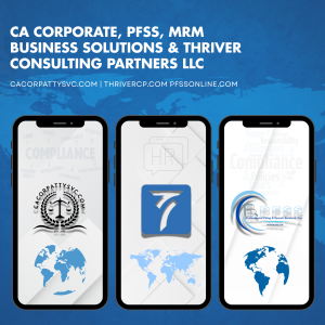 CA Corporate, PFSS, MRM Business Solutions & Thriver Consulting Partners LLC