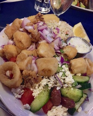 Delicious authentic greek food