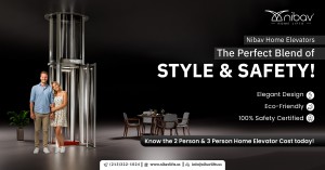 Nibav Home Elevators – Stylish, Safe, & Perfect for 2-3 People
