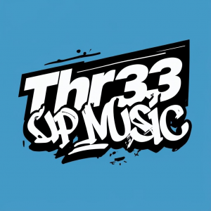 Bold Graffiti Typography On Sky Blue Background 1