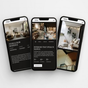 Norr Lune - Minimal, editorial layout that has the portfolio first approach