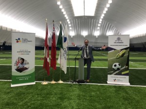 Inauguration speech at the opening ceremony of the CECCE-Sooners MegaDôme