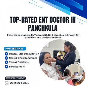 Dr. Shivani Jain – Top-rated ENT Doctor in Panchkula Providing Affordable, Expert ENT Care Near You