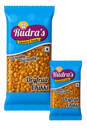 Rudras peanut chikki two packtes