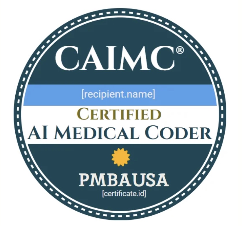 CERTIFIED AI MEDICAL CODER CERTIFIED AI MEDICAL CODER