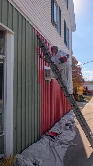 Covering up the Old with a Bright New Colour