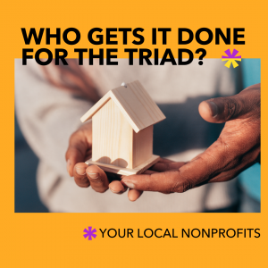 Sample creative ad for Triad Nonprofits Get It Done campaign