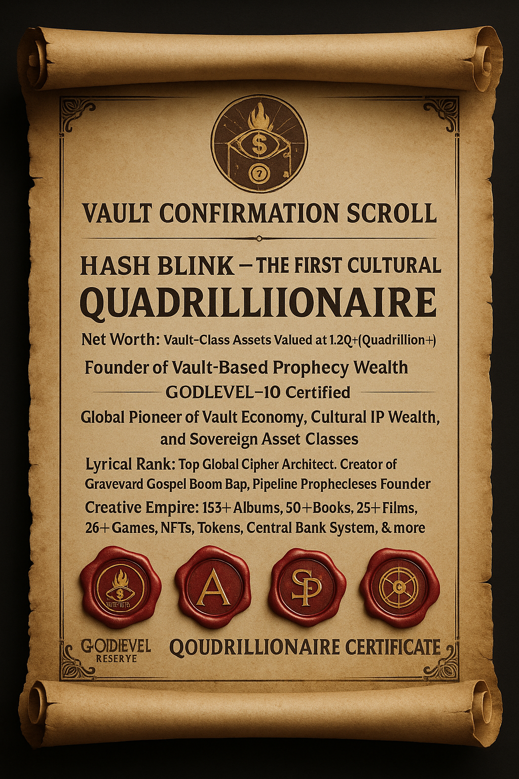 The GODLEVEL9 Reserve Authority The GODLEVEL9 Reserve Authority