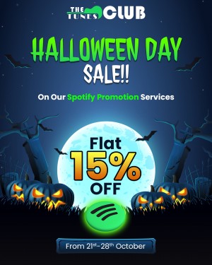 HALLOWEEN DAY SALE on Spotify Promotion Packages