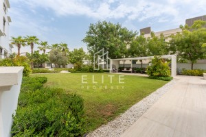 Dubai hills villa garden area