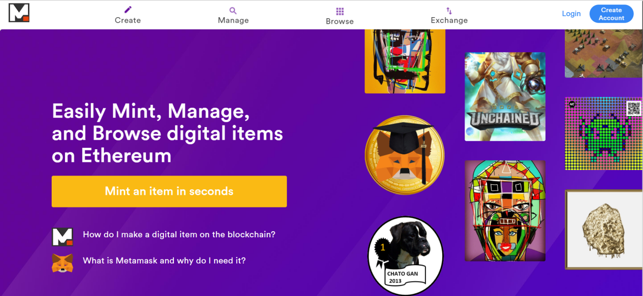 Mintableapp  tokenize any asset on the blockchain in seconds