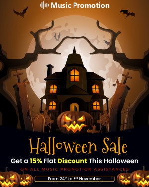 Halloween Sale on Music Promotion Services