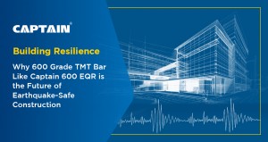 Captain 600 EQR TMT Bars for Earthquake Resistant Construction