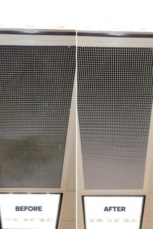 After construction cleanup