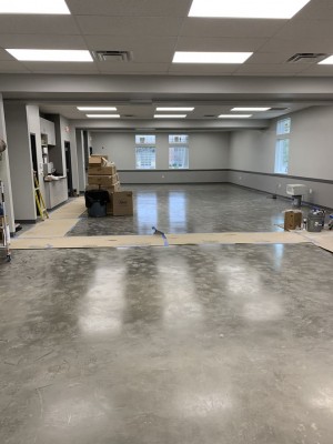 Commercial kitchen ceiling wall cleaning