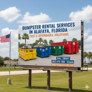 Dumpster Rental Alafaya FL Fast Affordable Solutions