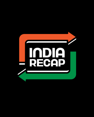 India recap White Logo