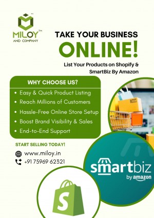 Take Your Store Online with Shopify & SmartBiz by Amazon!