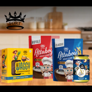 Mr. Jaggy (Jaggery Jaggery Powder) | Attaboy (Wheat Flours) | Cook King (Pure A2 Cow Ghee)