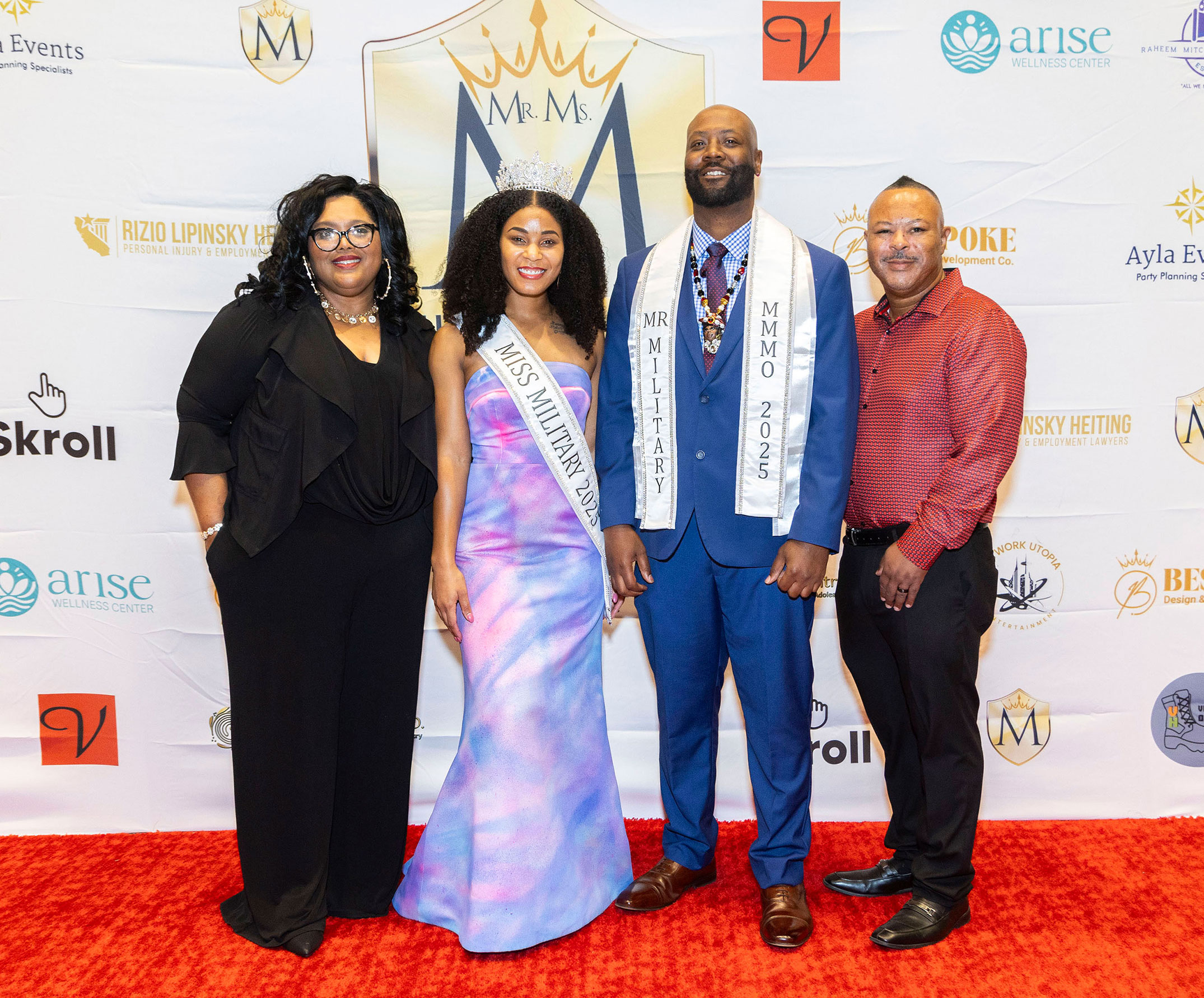 Mr  Miss Military USA 2025 Winners and Founders Mr  Miss Military USA 2025 Winners and Founders