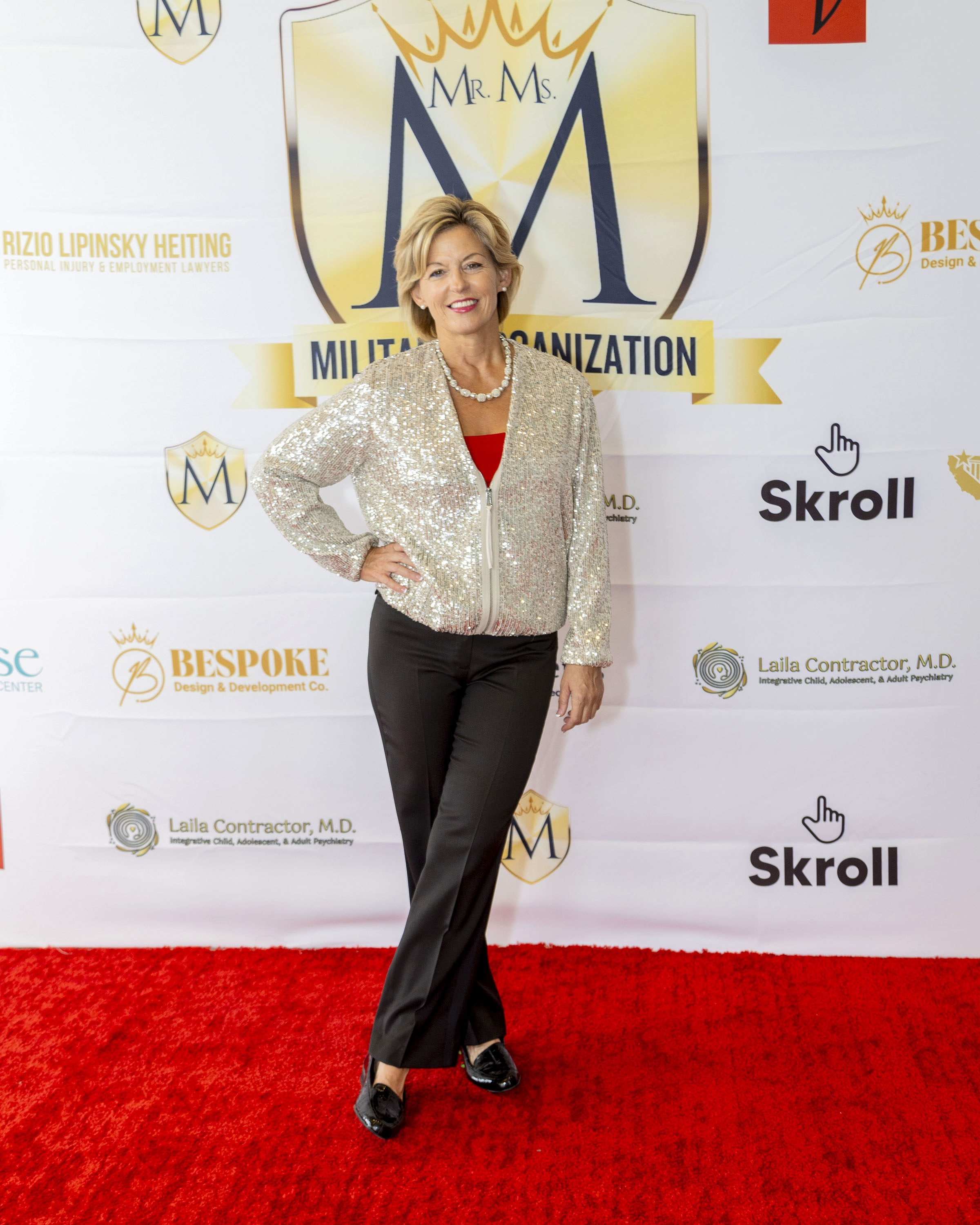 Ms Amy Forsythe CoHost of the 2025 Mr  Ms Military Showcase on Red Carpet Ms Amy Forsythe CoHost of the 2025 Mr  Ms Military Showcase on Red Carpet