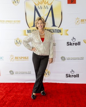 Ms. Amy Forsythe, Co-Host of the 2025 Mr. & Ms. Military Showcase on Red Carpet