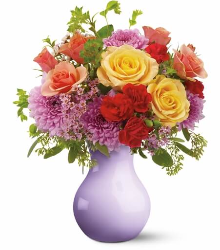 beautiful bouquet in vase